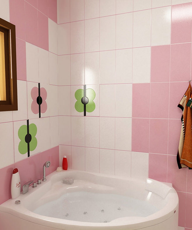 купатило у ружичастој боји
