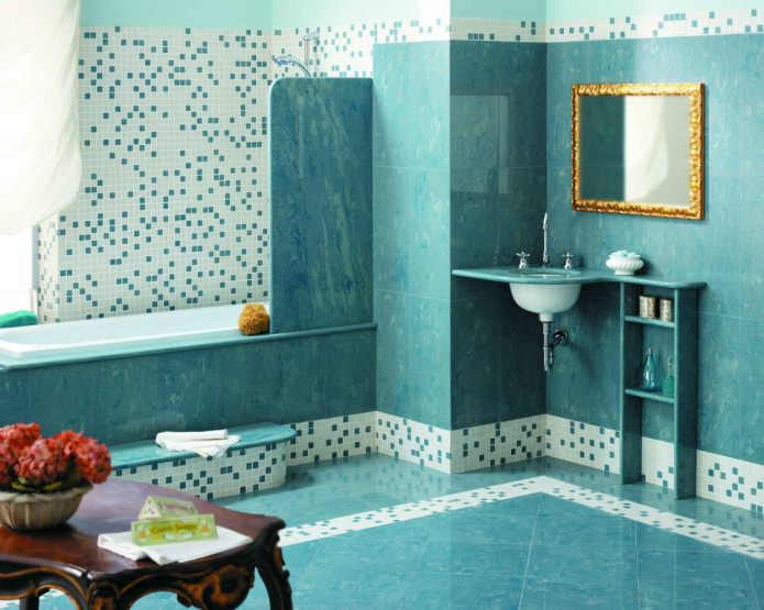 ห้องน้ำสีฟ้าคราม