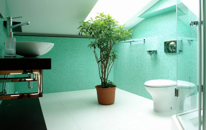 bathroom turquoise