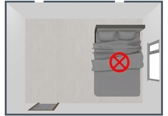 how not to put the bed