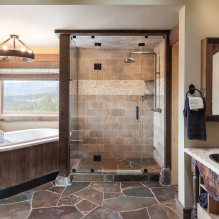 Country-style bathroom: features, photo-1