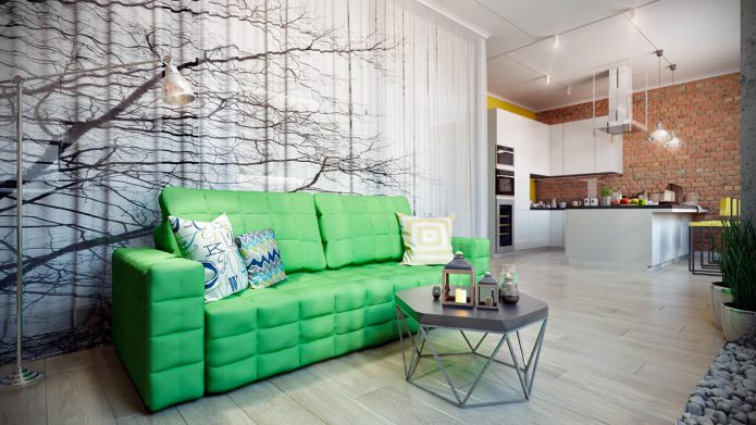 Design of a stylish modern apartment of 67 sq. m.