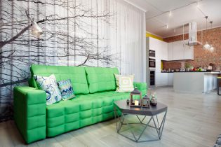 Design of a stylish modern apartment of 67 sq. m.