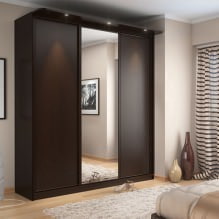 Options for the design of the facades of the doors of the sliding wardrobe-10