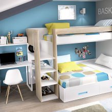Children's room in turquoise colors: features, photo-2
