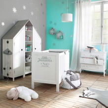 Children's room in turquoise colors: features, photo-13