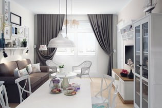 Design project for a three-room apartment of 66 sq. m.
