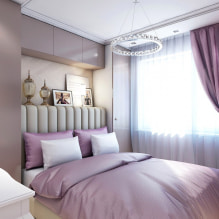 Lavendel Interieur: Kombination, Stilwahl, Dekoration, Möbel, Vorhänge und Accessoires-1