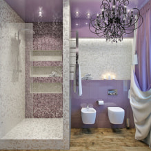 Lavendel Interieur: Kombination, Stilwahl, Dekoration, Möbel, Vorhänge und Accessoires-5