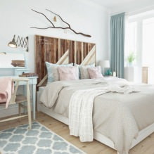 Bedroom interior decoration in pastel colors-8