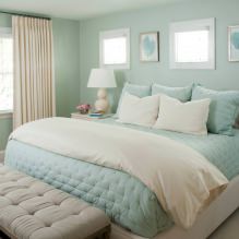 Уређење ентеријера спаваће собе у пастелним бојама-4