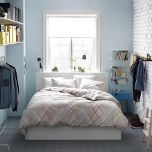Bedroom interior decoration in pastel colors-3
