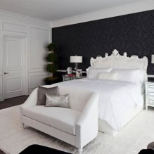 The choice of wallpaper for the bedroom: design, photo, combination options-6