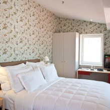 Избор тапета за спаваћу собу: дизајн, фотографија, комбинације опција-2