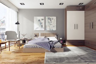 Eckgarderobe im Schlafzimmer: Typen, Inhalt, Größen, Design