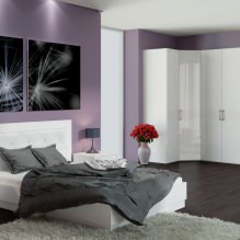 Угаона гардероба у спаваћој соби: врсте, садржај, величине, дизајн-14