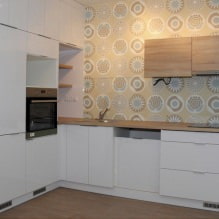 How to choose wallpaper for a small kitchen? -1