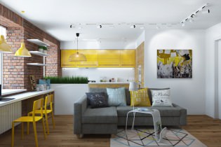 Apartment design 65 sq. m: 3D visualization from Yulia Chernova