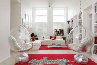 Swing a lakásban: típusok, a telepítés helyének megválasztása, a legjobb fotók és ötletek a belső térhez