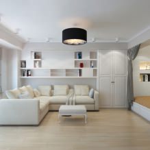 Modern corner sofas in the interior of the living room-4