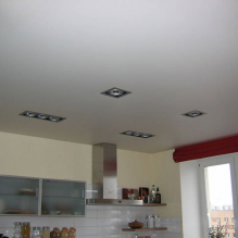 Design options for stretch ceilings in the kitchen-2