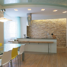 Design options for stretch ceilings in the kitchen-5