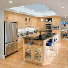 Design options for stretch ceilings in the kitchen-10