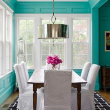 Tiffany-Farbe im Interieur: ein stilvoller Türkiston in Ihrem Zuhause-1