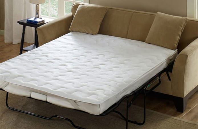 Wählen Sie eine Matratze auf dem Sofa zum Schlafen