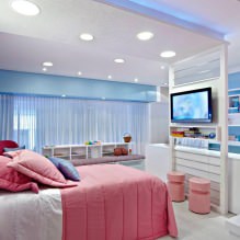 Bedroom design for a girl: photo, design features-8