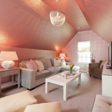 Living room design in pink: 50 photo examples-12