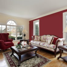 Дизајн дневне собе у ружичастој боји: 50 примера фотографија-19