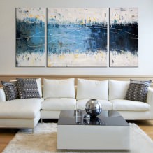 Modular paintings in the interior: 50 modern photos and ideas-0