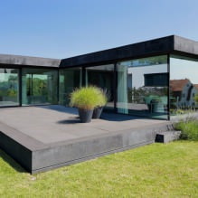 Panorámás ablakokkal rendelkező házak: 70 legjobb inspiráló fotó és megoldás-16