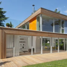 Panorámás ablakokkal rendelkező házak: 70 legjobb inspiráló fotó és megoldás-1