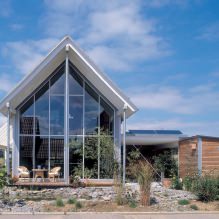 Куће са панорамским прозорима: 70 најбољих инспиративних фотографија и решења-9