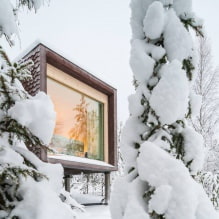 Panorámás ablakokkal rendelkező házak: 70 legjobb inspiráló fotó és megoldás-3