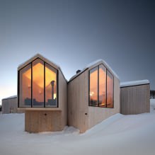 Panorámás ablakokkal rendelkező házak: 70 legjobb inspiráló fotó és megoldás-0