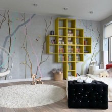 Háttérkép kiválasztása gyermekszobához: 77 modern fotó és ötlet-11