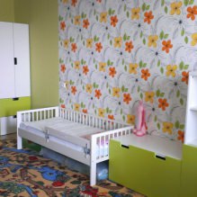 Háttérkép kiválasztása gyermekszobához: 77 modern fotó és ötlet-4