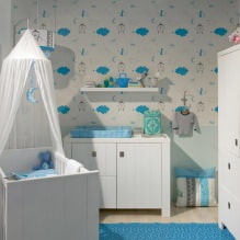 Choosing a wallpaper for a children's room: 77 modern photos and ideas-3