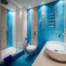 Fürdőszobabelső modern stílusban: 60 legjobb fotó és ötlet a tervezéshez-14