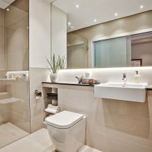 Moderní interiér koupelny: 60 nejlepších fotografií a designových nápadů - 8