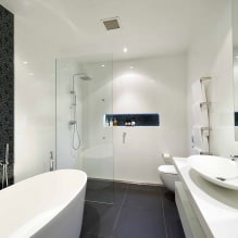 Fürdőszobabelső modern stílusban: 60 legjobb fotó és ötlet a tervezéshez-10