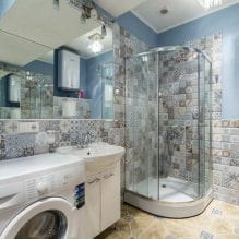 Fürdőszobabelső modern stílusban: 60 legjobb fotó és ötlet a tervezéshez-17