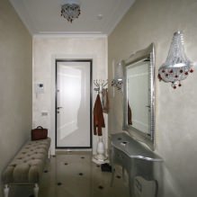 Milyen szép egy folyosót készíteni egy lakásban: tervezési ötletek, elrendezés és elrendezés-12