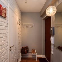 Milyen szép egy folyosót készíteni egy lakásban: tervezési ötletek, elrendezés és elrendezés-6