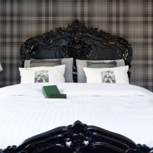 Дизајн спаваће собе са сивим тапетама: 70 најбољих фотографија у унутрашњости-13