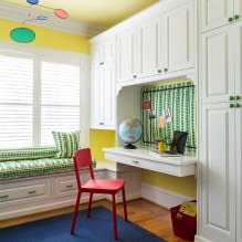 Interieur eines kleinen Kinderzimmers: Wahl von Farbe, Stil, Dekoration und Möbeln (70 Fotos) -20