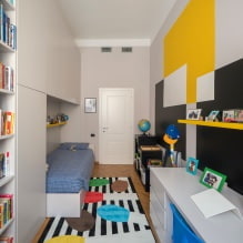Interieur eines kleinen Kinderzimmers: die Wahl von Farbe, Stil, Dekoration und Möbeln (70 Fotos) -21